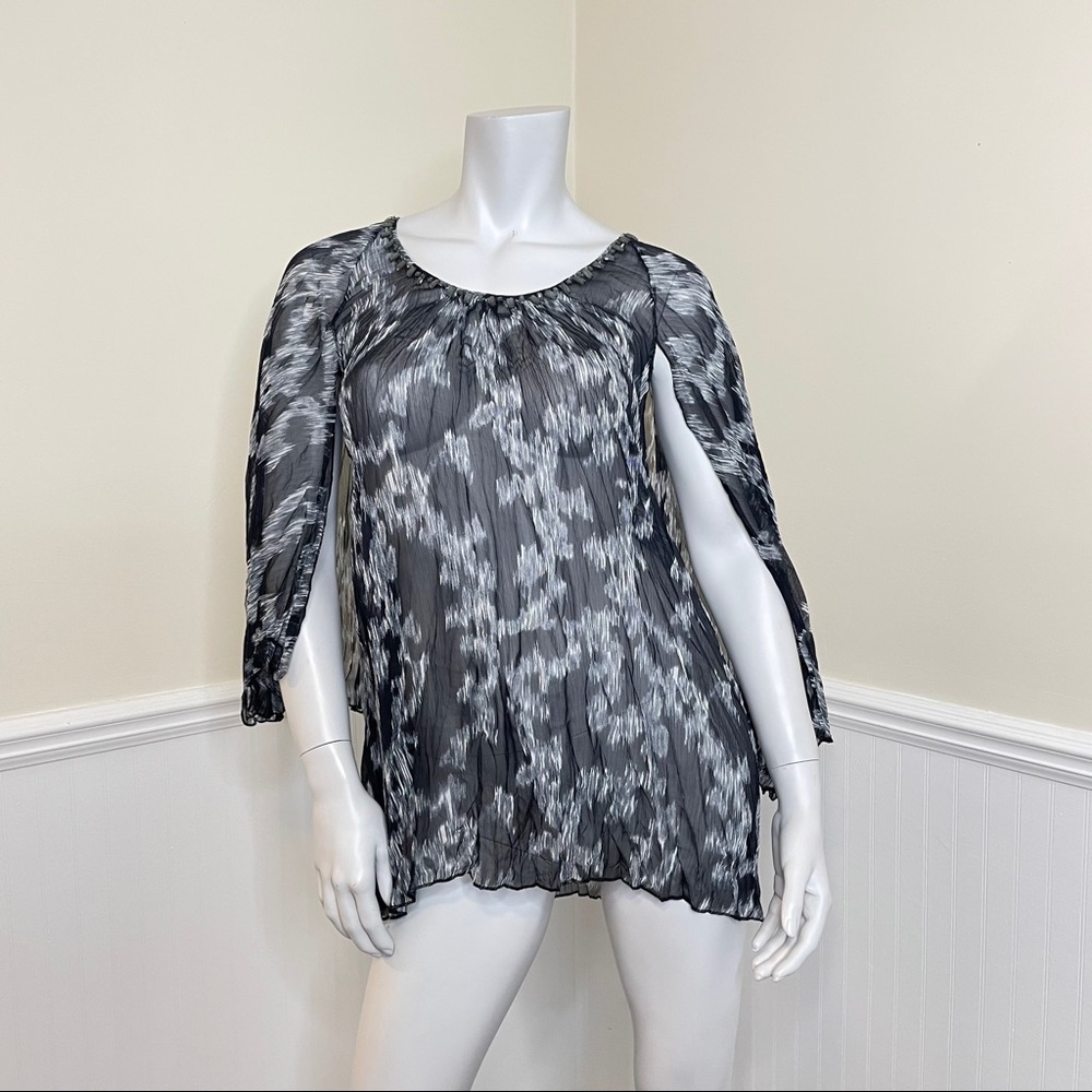 Alberto Makali Black Cape Top